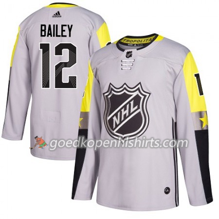 New York Islanders Josh Bailey 12 2018 NHL All-Star Metro Division Adidas Grijs Authentic Shirt - Mannen